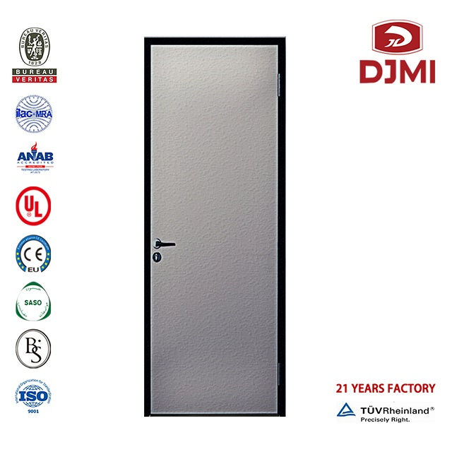 China double solid wood Metal Frame Wood Door manufacturers, double